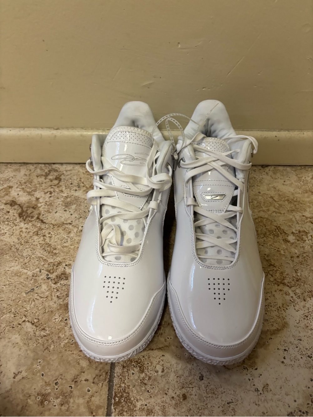 Size 11 - Nike Men's Zoom LeBron NXXT Gen AMPD White Silver FJ1566-102 - Picture 4 of 5